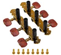 Yootones Classical Guitar String Tuning Peg Tuners Machine Heads Tuning Keys Pegs 3L 3R 1:18 Compatible with Classical Guitar