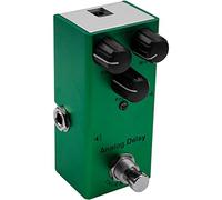 Yootones Mini Electric Guitar Effects Foot Pedal Metal Shell DC 9V Adapter Powered True Bypass for Multi Electric Guitar Kit (Analog Delay)