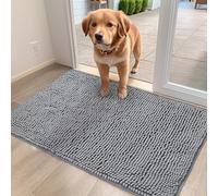 YOOTUKL Chenille Doormat 80X120CM Indoor Non Slip Dirt Trapper Quick Dry Soft Microfiber Durable Rubber Backing Outdoor Mats for Front Back Door, Entryway, Hallway, Kitchen,Bathroom
