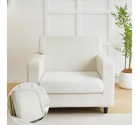 Yoovat Magic Sofa Covers Nolaninterior Magic Sofa Couch Covers 2023 New Wear-Resistant Universal Sofa Cover Stretch for Sectional Slipcovers (Texture-White,Large Single Seat Cover)