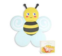 YooxArmor Baby Bath Flower for Sink, Non-Slip Flower Bathtub for Infants 0-6 Months, Soft Baby Sink Bath Cushion for Babies Bath Time, Newborns Bath Essentials Must Haves-Bee