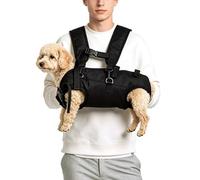YooxArmor Dog Lift Harness Carrier Backpack,Full Body Sling with Adjustable Straps & Handle,Breathable Support Emergency Rescue Kit for Elderly Injured Arthritic Disabled Medium Large Dogs,M