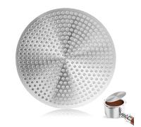 Yooyan IKAPE Puck Screen 58.5 mm, 0.8 mm Thick, Reusable Coffee Filter Porcelain, Coffee Filter Holder, Food Grade 316 Stainless Steel Coffee Puck Strainer for Baristas and Espresso Lovers