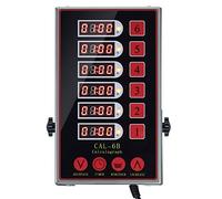 YOOYIST Professional Kitchen Timers Digital Led 6 Channel Restaurant Kitchen Timer Loud Programmable Stainless Steel For Fryer Bakery Food Truck Cooking