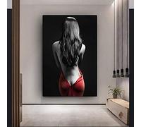 Yooyu Canvas Painting Half-Naked Women Posters And Prints The Mural Art Sexy Naked Pictures For The Sitting Room Home Decor 20x25cm Frameless