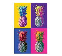 Yooyu Colorful Pineapple Andy Warhol Famous Artwork Painting on Canvas Posters and Prints Wall Art Pictures Living Room Decor 40x60cm Frameless