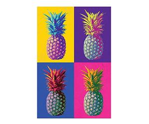 Yooyu Colorful Pineapple Andy Warhol Famous Artwork Painting on Canvas Posters and Prints Wall Art Pictures Living Room Decor 40x60cm Frameless