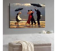 Yooyu Jack Vettriano Portrait Painting Printed Canvas Poster And Print Wall Pictures Artwork for Living Room Home Decor 70x90cm Frameless
