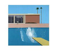 Yooyu Wall Art David Hockney Bigger Splash Posters and Prints Canvas Painting Home Decoration Picture for Living Room Decor 30x30cm Frameless