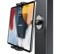 YOOZ Magnetic Tablet Mount for Metal Surface [Powerful Magnet & Portable] Magnet Tablet Holder for Golf Cart/Gym/Warehouse for iPad Pro Air Mini, Galaxy Tab, 4-12.9" Phones & Tablets