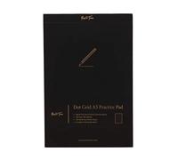 Yop & Tom A5 Dotted Practice Pad - 100 Tear-Off Sheets - With Official Dotted Pages - Includes Grid Guide
