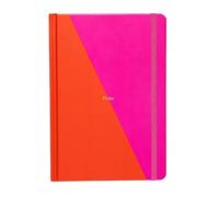 Yop & Tom Contrast Lined Journal - A5 Notebook - Red & Pink