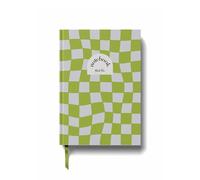 Yop & Tom Lined Notebook (A5) - Green Mosaic - Hardback Journal - Medium Ruled