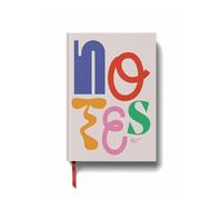 Yop & Tom Lined Notebook (A5) - Notes in Motion - Hardback Journal - Medium Ruled - Rainbow