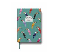 Yop & Tom Lined Notebook (A5) - Parade of Toucans - Hardback Journal - Medium Ruled