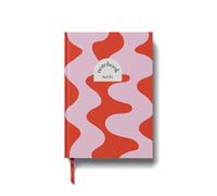 Yop & Tom Lined Notebook (A5) - Red Ripple - Hardback Journal - Medium Ruled