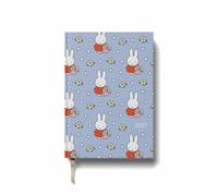 Yop & Tom Miffy 2027 A5 Diary - Blue Flower Pattern