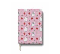 Yop & Tom Miffy 2027 A5 Diary - Pink Strawberry Pattern