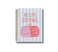 Yop & Tom Recipe Journal (A5) - Write Your own Recipe Book - Family Cookbook - Pink Sardines