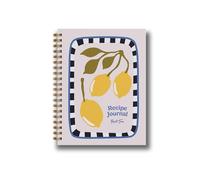 Yop & Tom Recipe Journal (A5) - Write Your own Recipe Book (Lemons)