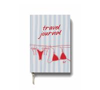 Yop & Tom Travel Journal - Holiday Memory Book with Lined Pages, Travel Planner, Packing Guide, Destination Research, World Map & Travel Bucket List Journal - Bikini
