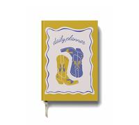 Yop & Tom Undated Daily Diary (A5) - Productivity Planner - Weekly and Daily Organizer with Time Slots - 22 Weeks - Cowboy Boots