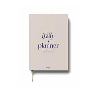 Yop & Tom Undated Daily Planner - Productivity Planner - Weekly and Daily Organizer with Time Slots - Sand