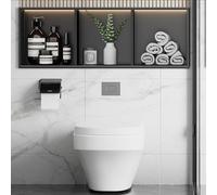 Yopappol Recessed Storage Wall Niche, Black Stainless Steel Shower Recess Caddy Shelf Organizer with Partition, Cubby Hole for Bathroom/Laundry Room(120cmx28cmx12.5cm)