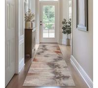 Yopappol Rubber Backed Runner Mats, Washable Floor Carpet Indoor Non Slip Narrow Area Rugs for Hallway Entryway 100cm 1.5m 2m 250cm 300cm 4m 5m 6m(60×600cm/2ft×19.7ft)