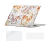 YOPAS Case for MacBook Air 15 Inch M3 M2 2024 2023, Protective Snap Case with Screen Protector and Keyboard Covers, Dragon