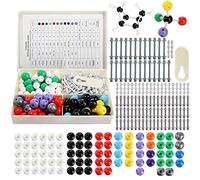 Yopay 240 Pieces Molecular Model Kit, Organic and Inorganic Chemistry Molecular Structure Model Age 12+, 86 Atoms and 153 Links and 1 Short Link Remover Tool