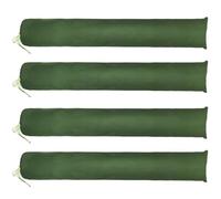 Yopay 4 Pack Long Empty Sandbags, 150×25cm/ 5Ft x 10inch Canvas Sand Bags, Thickened Rain Wind Flood Water Barrier Tube for Home, Garage, Basement, Outdoor Window Water Flood Control,Reusable