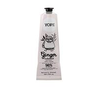 YOPE Natural Hand Cream | Shea Butter | Organic Argan, Coconut and Olive Oils | Vitamin E | Soothes Irritation |Regenerating | Moisturising | 98%, Natural Ingredients | Ginger and Sandalwood 100ml