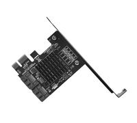 Yopeissn 1 Piece Desktop PCI-E to SATA3.0 Expansion Card Copper 12x6.8x5.4cm 6G Adapter Array Card RAID0/1/SPAN