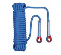 Yopeissn 12mm Safety-Life Rope Climbing-Rope Static Rock Mountaineering Rope Outdoor Survival Fire Escape Car Rescue Blue 10M