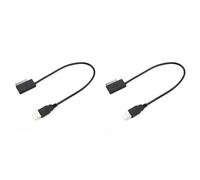 Yopeissn 2pcs 35CM USB Adapter PC 6P+7P CD DVD Rom to USB 2.0 Converter Slimline 13 Pin Drive Cable for PC Laptop