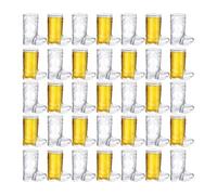 Yopeissn 36 Pieces 1 OZ Clear Cowboy Glasses Mini Cowboy Boot Shot Glasses Plastic Western Cowboy Glasses Transparent