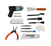 Yopeissn 3D Printer Cleaning Kit 17 Pcs Including Brushes, Tweezers, Steel Needles, and Pliers for Efficient Maintenance