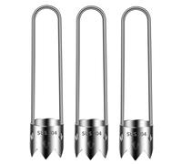 Yopeissn 3PCS Stainless Steel Fruite Corer Red Bell Peppers Cutter Pepper Seed Remover Tool for Vegetables Fruit Corer