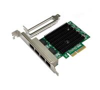 Yopeissn 4 Port 2.5G PCIe Network Card 2.5 Gigabit Ethernet Adapter RTL8125BG PCI Express Ethernet LAN Adapter for Desktop PC Easy Install Easy to Use