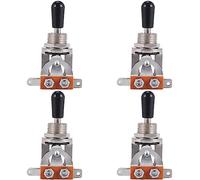Yopeissn 4X Electric Guitar Toggle Switch 3 Way in Black (Rhythm Treble) Pickup Selector