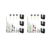 Yopeissn 6 Set Quartz Clock Movement Hands Kits Contains Luminous Hands for Clock Repair Parts Replacement Parts