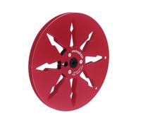 Yopeissn 7 Inch 8 Hole Opener Empty Reel Aluminum Tape Recorders forPioneer Analog Audio Recorder Red