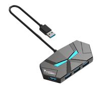 Yopeissn 7 Ports USB 3.0 Type C HUB Expander 5Gbps High Speed OTG Adapter Docking Station for Laptop Hard Drive Mouse Keyboard B