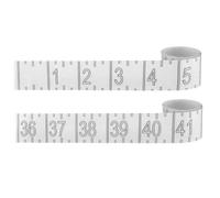 Yopeissn 72 Inch Fish Measuring Tape Waterproof Fish Ruler Sticker Decal Clear Self Adhesive Fish Ruler for Boat Fishing