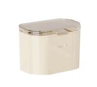 Yopeissn 8L Kitchen Wastebasket with Lid Wall Mounted Trash Can Garbage Can Waste Bins Recycle Bin for Cabinet A
