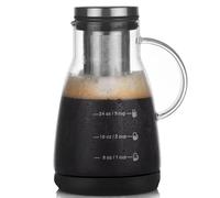 Yopeissn 960ml Dual-Use Cold Brew Coffee & Tea Maker, Espresso Ice Drip Glass Pot with Filter,Glass Pot for Home Use