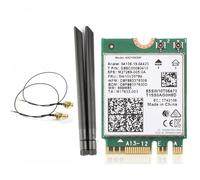 Yopeissn AX210NGW WIFI6E WiFi Card 5374Mbps Tri-Band 2.4G/5G/6G Bluetooth 5.2 -MIMO Wireless Network Card with 8DB Antenna Kit