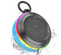 Yopeissn Bluetooth Speaker Waterproof Bathroom Fm Radio Outdoor Portable Subwoofer Sports Speaker Music Center Home Theater Blue