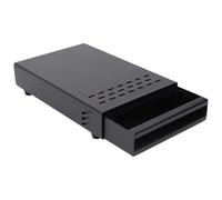 Yopeissn Carbon Steel Coffee Knock Box Drawer Thickened Residue Powder Box for Home and Cafe Use Easy to Clean A